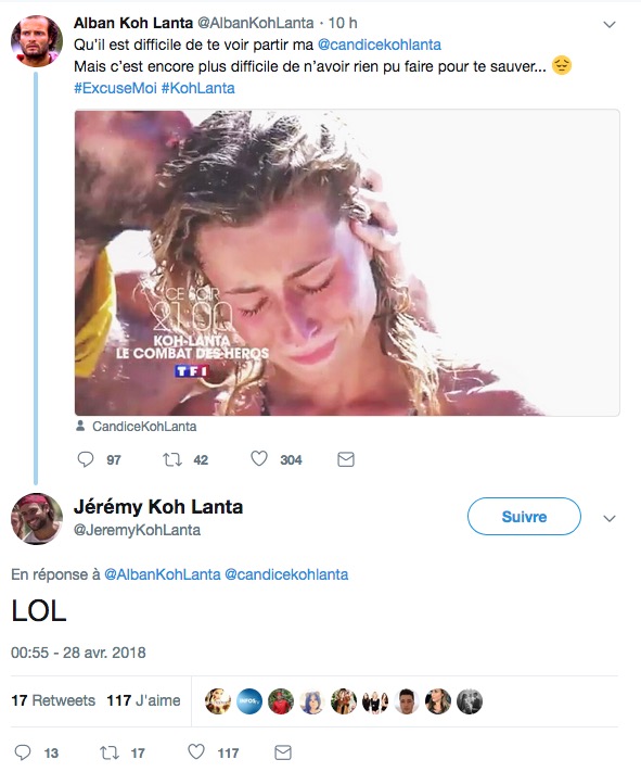 kohlanta candice eliminee alban et jeremy se clashent sur twitter gossip