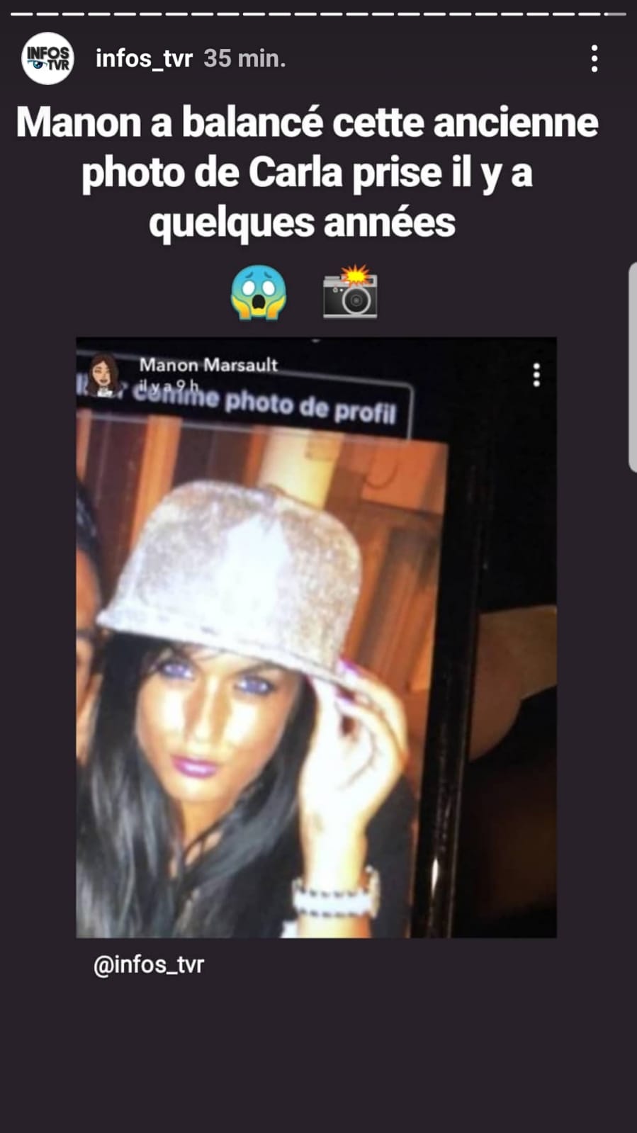 Carla La Villa Des Coeurs Brisés Blonde Carla (#LMvsMonde3) métamorphosée : La photo choc de son passé