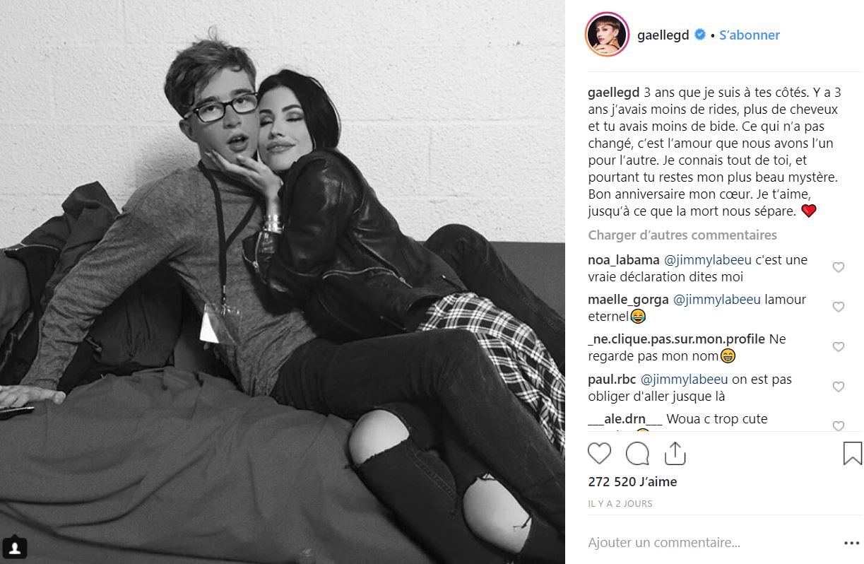 Gaelle Garcia Diaz Et Vincent Gaelle Garcia Diaz : Sa magnifique déclaration pour l'anniversaire de son