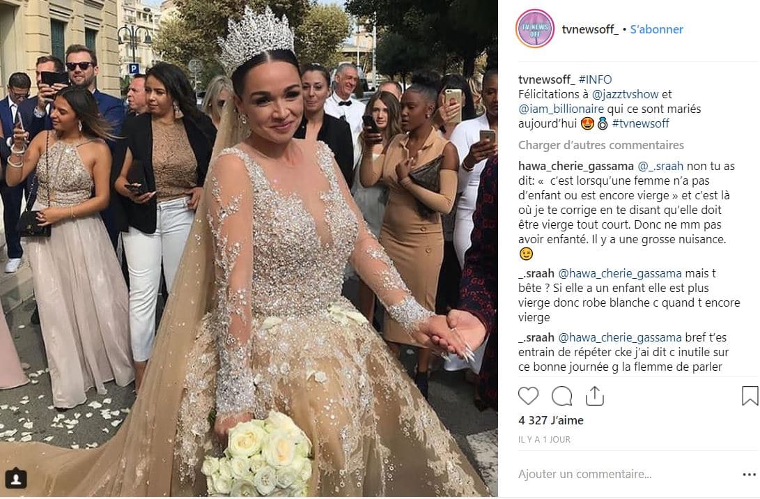 robe de mariage de jazz