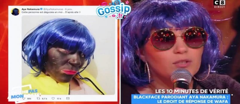 #TPMP: L'auteure du blackface parodiant Aya Nakamura s'explique!