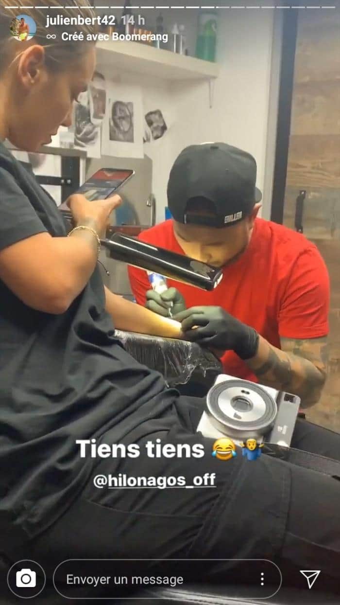 Lpdla7 Julien Bert Et Hilona En Couple Se Font Tatouer