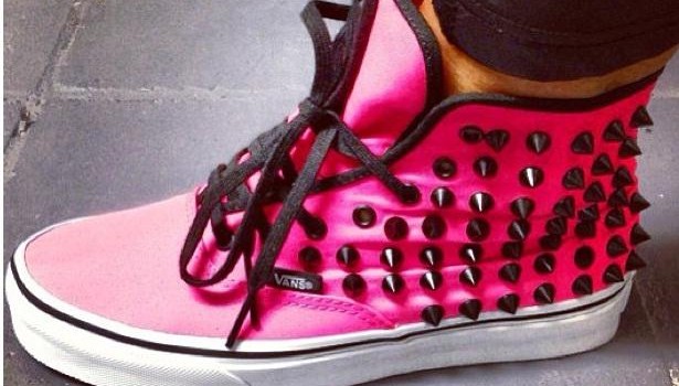 vans avec des roses vans avec des roses